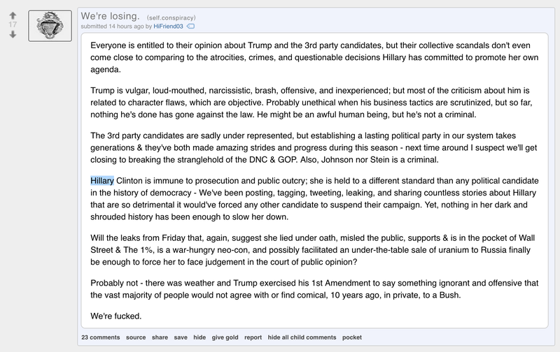 Illustration for article titled Trump Conspiracy Theorists Are Losing Their Shit